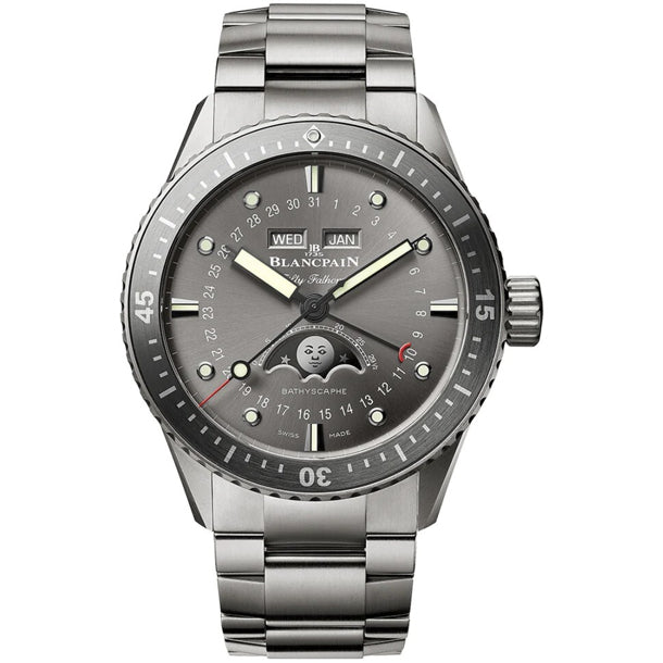 Blancpain Fifty Fathoms Bathyscaphe Complete Calendar Titanium 5054 1210 98S