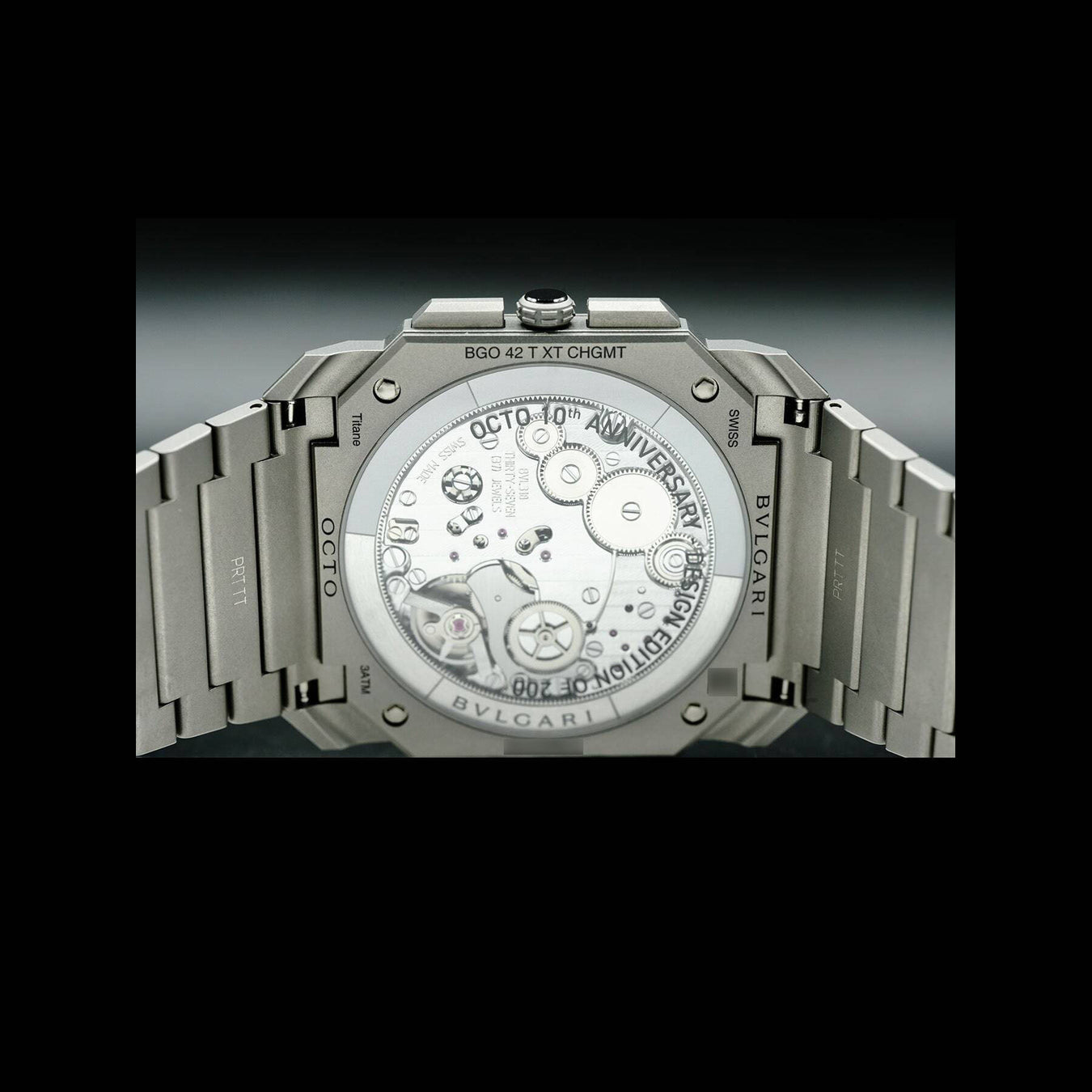 Bulgari Octo Finissimo GMT Chronograph Sketch Dial LE 103673