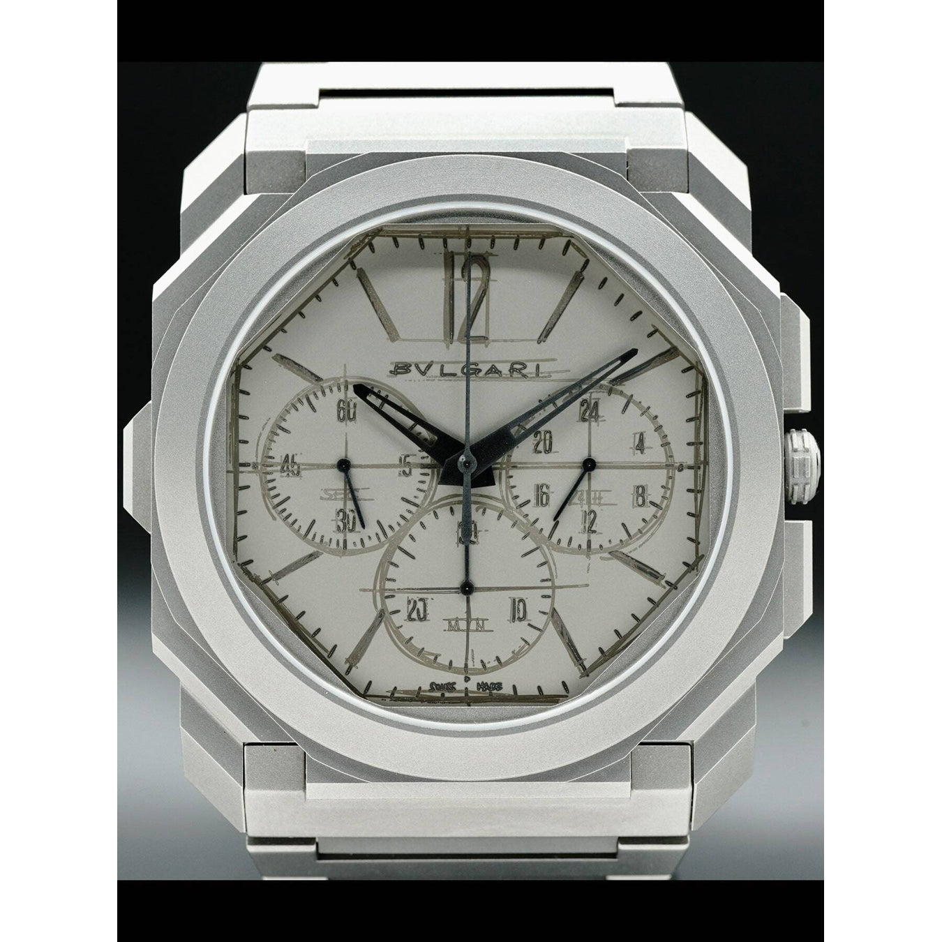 Bulgari Octo Finissimo GMT Chronograph Sketch Dial LE 103673
