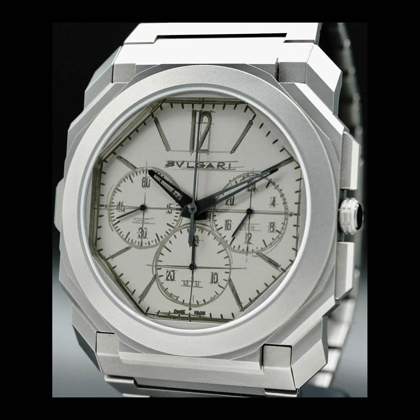 Bulgari Octo Finissimo GMT Chronograph Sketch Dial LE 103673