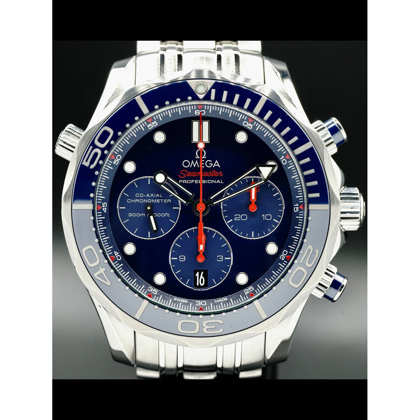Omega Seamaster Diver 300M Co-Axial Chronograph 44mm 212.30.44.50.03.001