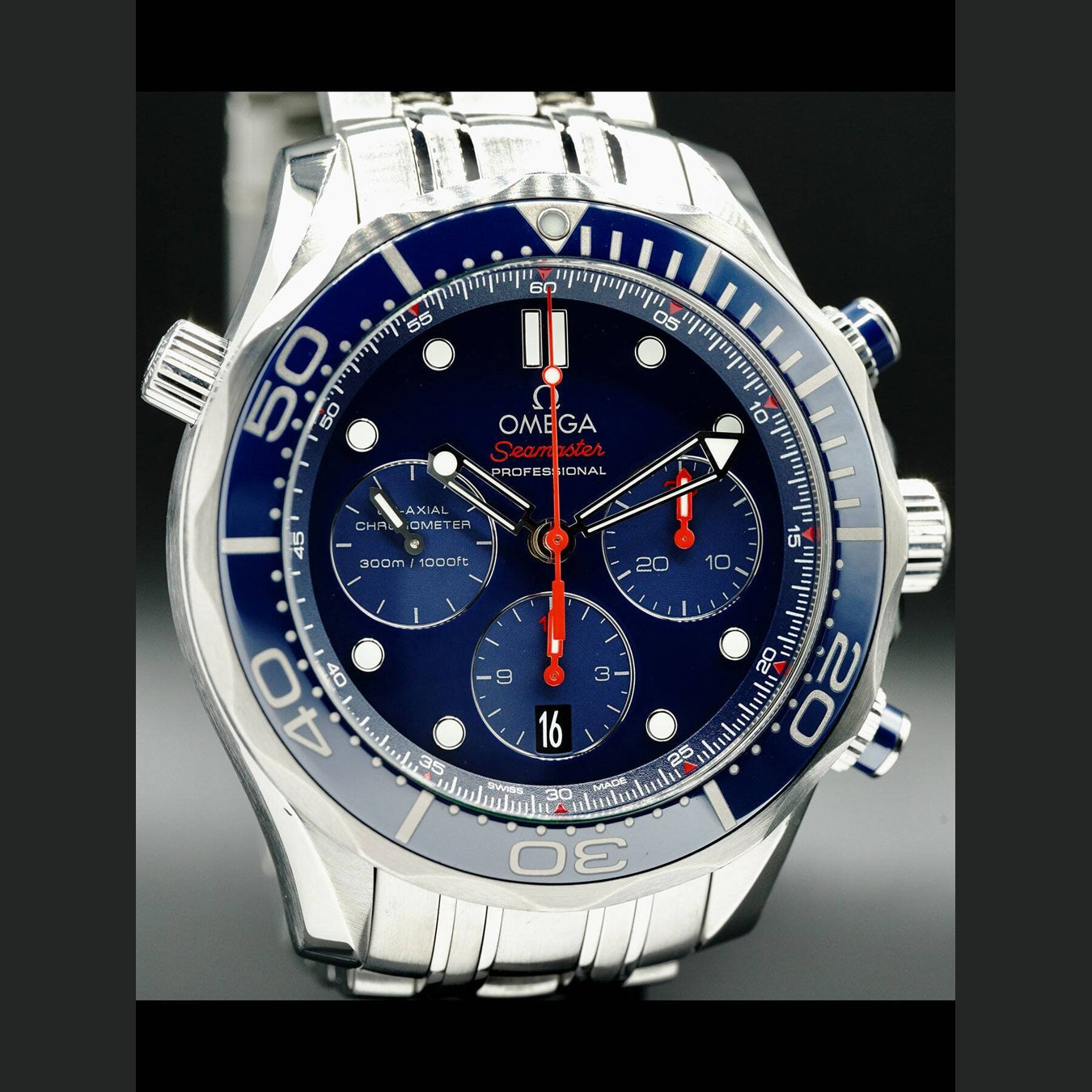 Omega Seamaster Diver 300M Co-Axial Chronograph 44mm 212.30.44.50.03.001