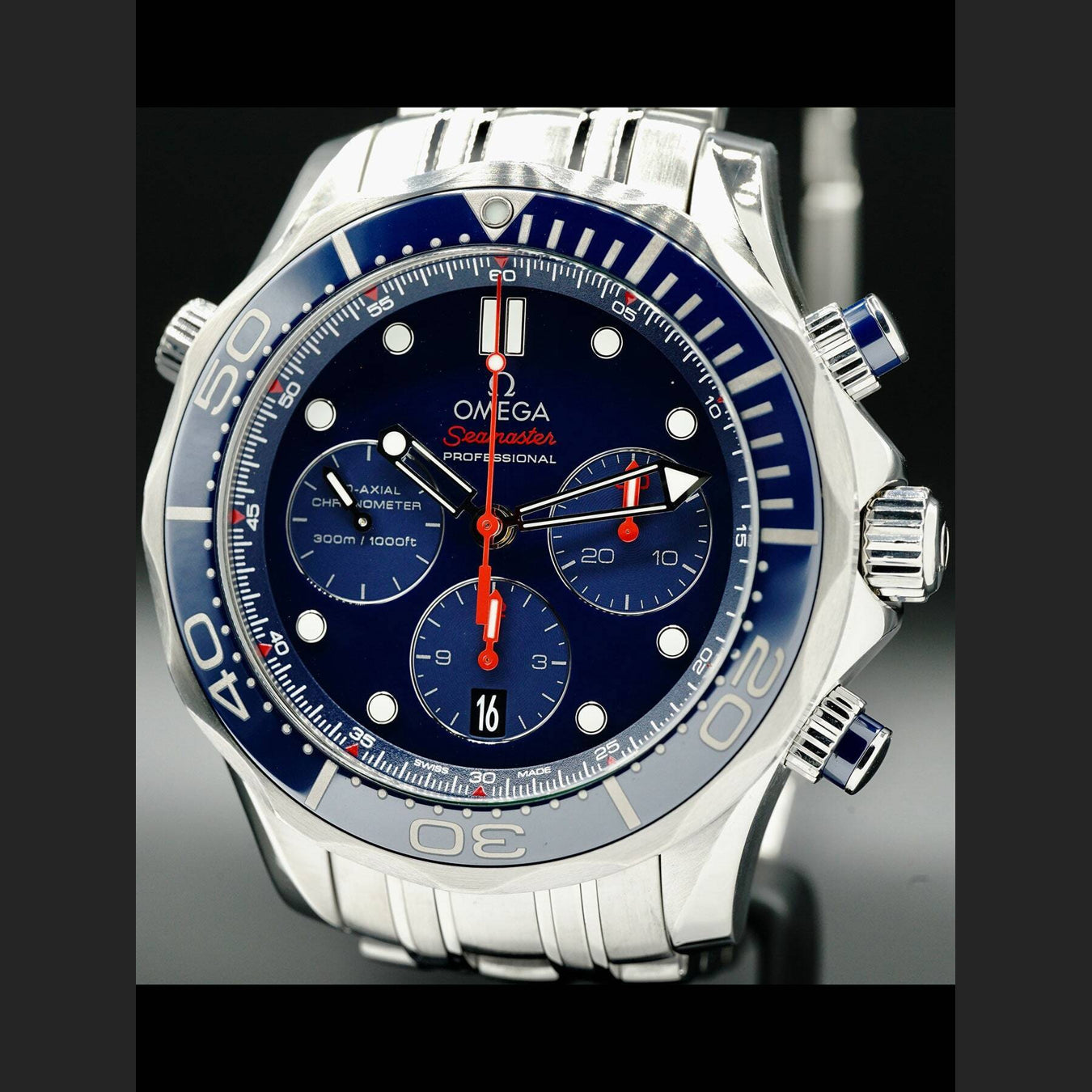 Omega Seamaster Diver 300M Co-Axial Chronograph 44mm 212.30.44.50.03.001