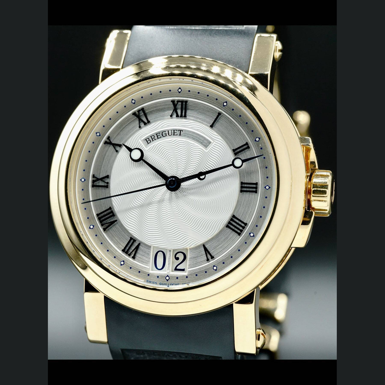 Breguet Marine Automatic Big Date Yellow Gold 5817BA