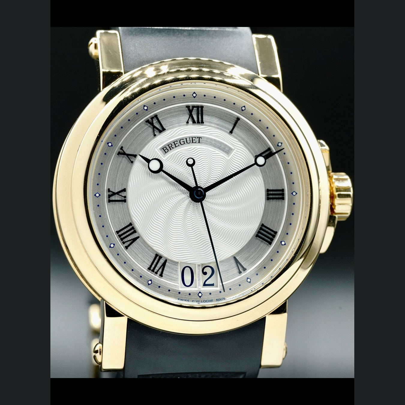 Breguet Marine Automatic Big Date Yellow Gold 5817BA