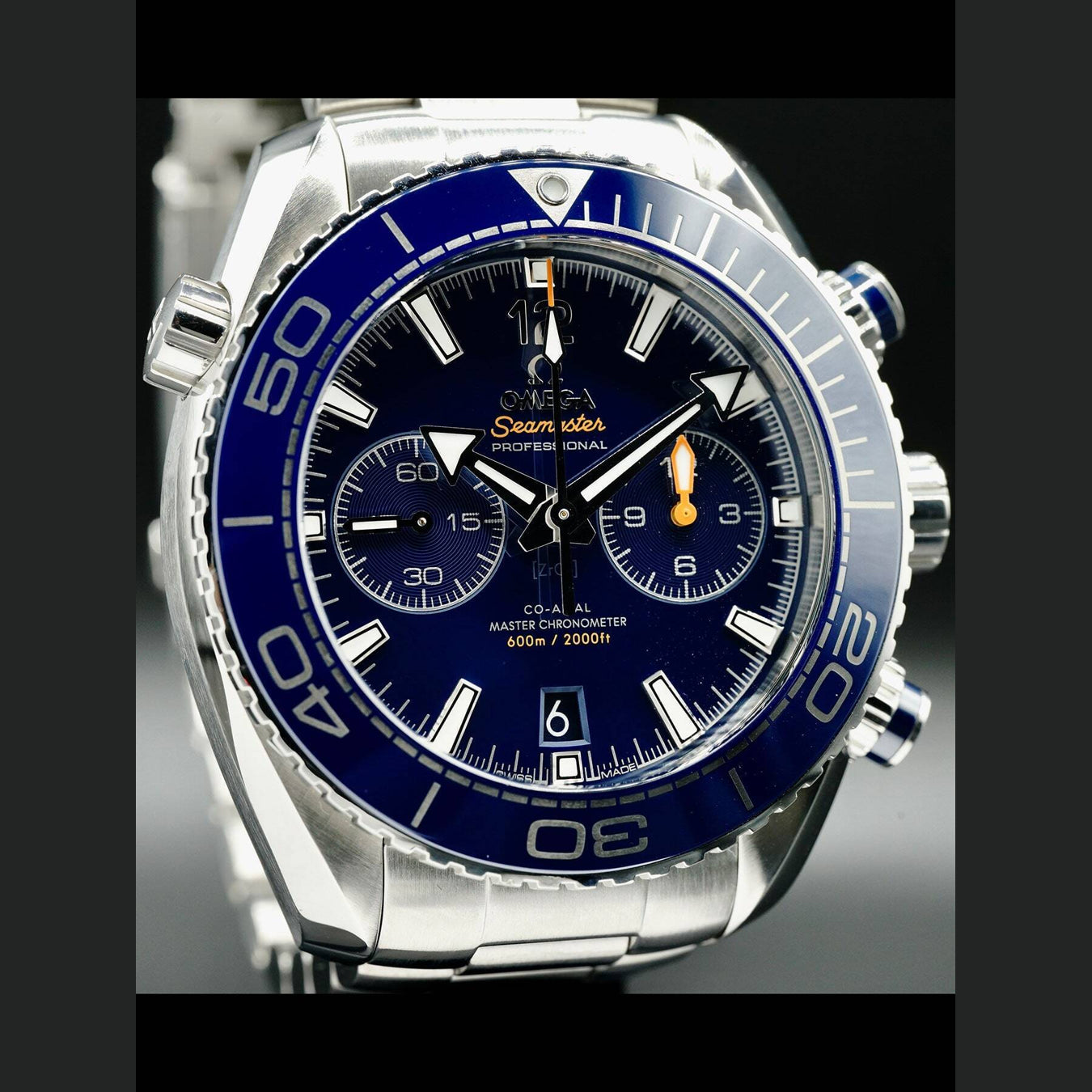 Planet Ocean 600M Omega Co-Axial Master Chronometer Chronograph 45.5mm 215.30.46.51.03.001