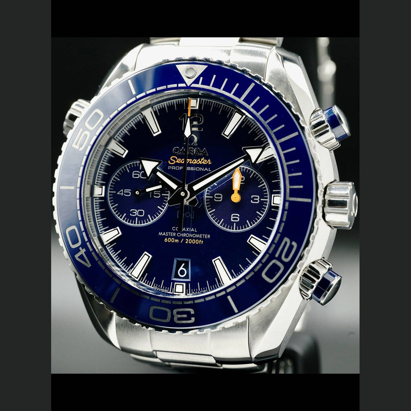 Planet Ocean 600M Omega Co-Axial Master Chronometer Chronograph 45.5mm 215.30.46.51.03.001