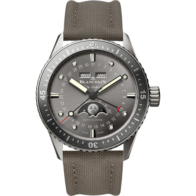 Blancpain Fifty Fathoms Bathyscaphe Complete Calendar Titanium 5054 1210 G52A