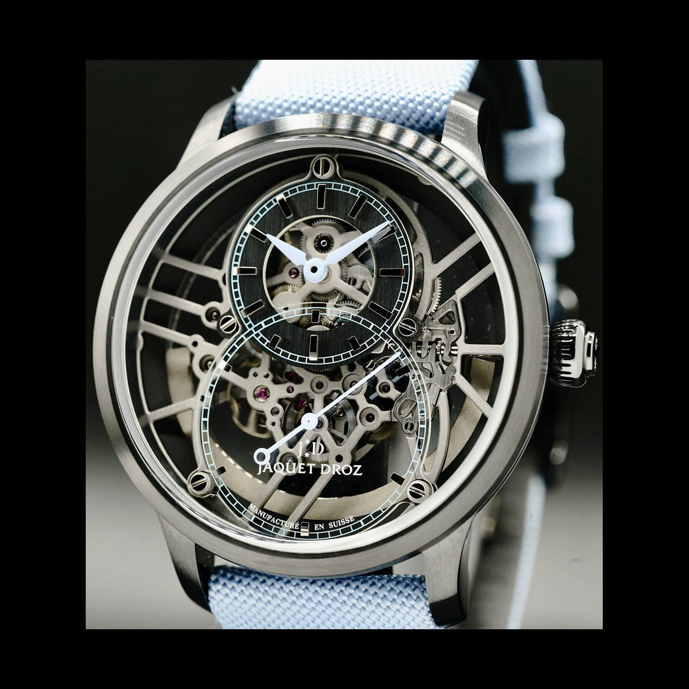 Jaquet Droz Skelet-One Plasma Ceramic Blue J003525546