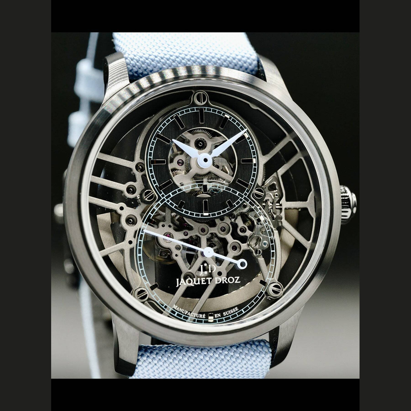Jaquet Droz Skelet-One Plasma Ceramic Blue J003525546