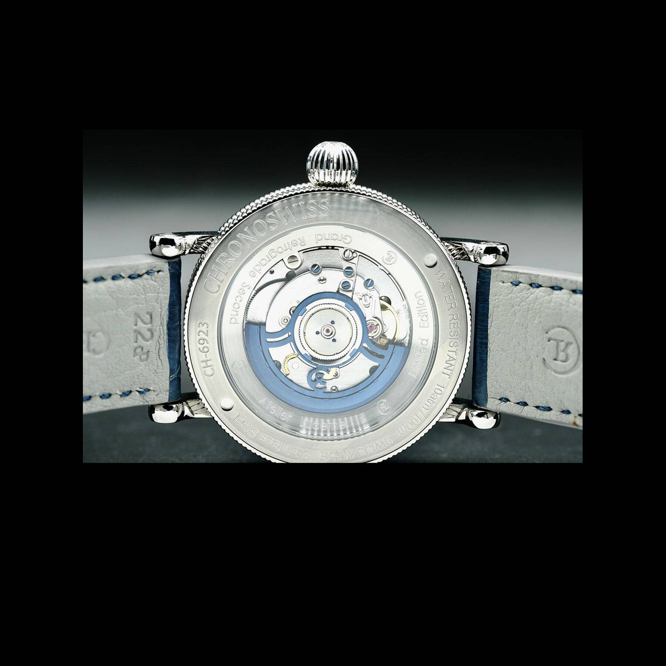 Chronoswiss Flying Grand Regulator Open Gear ReSec Silver Blue CH-6923-SIBL