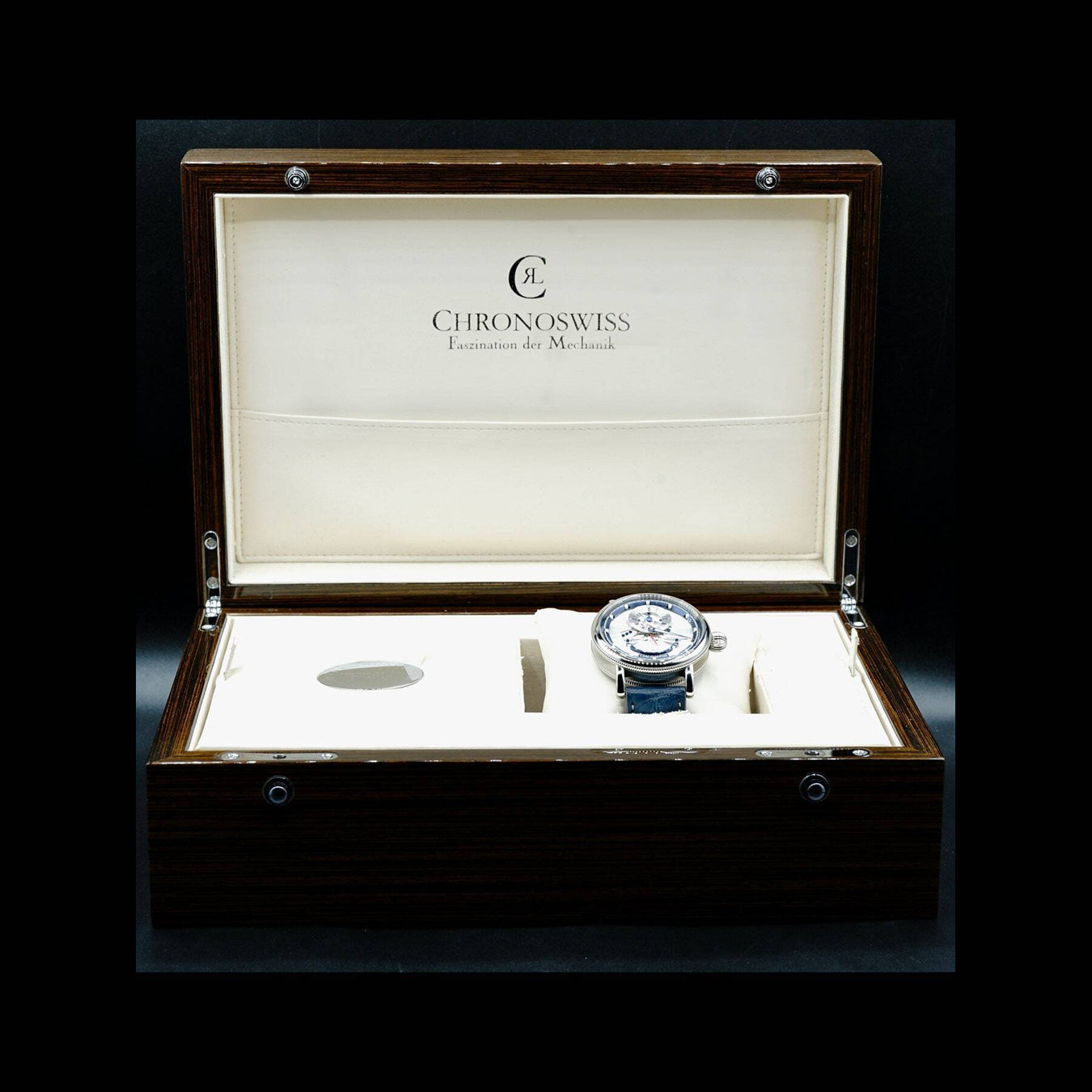 Chronoswiss Flying Grand Regulator Open Gear ReSec Silver Blue CH-6923-SIBL