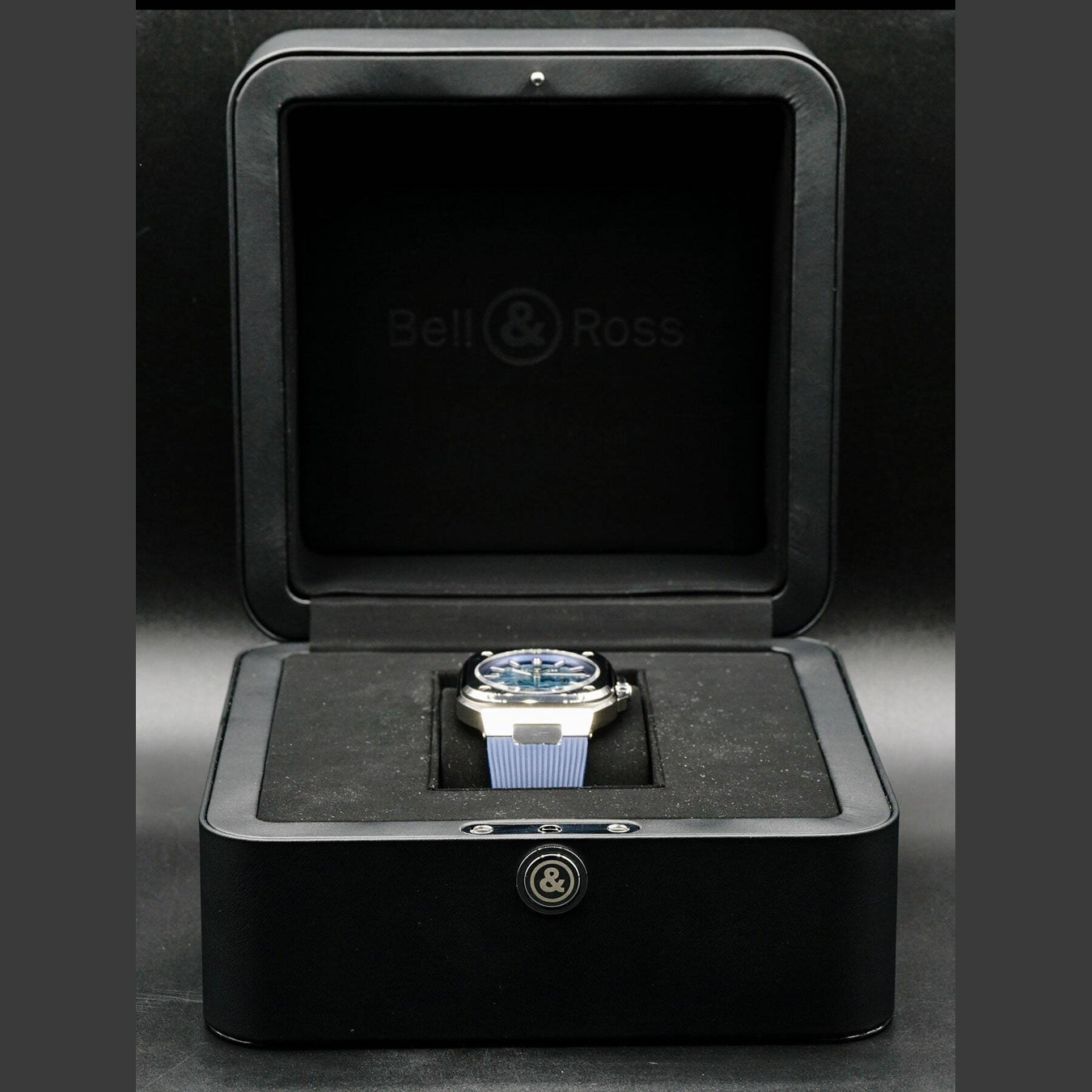 Bell & Ross BR 05 Skeleton Blue on Strap BR05A-BLU-SKST-SRB