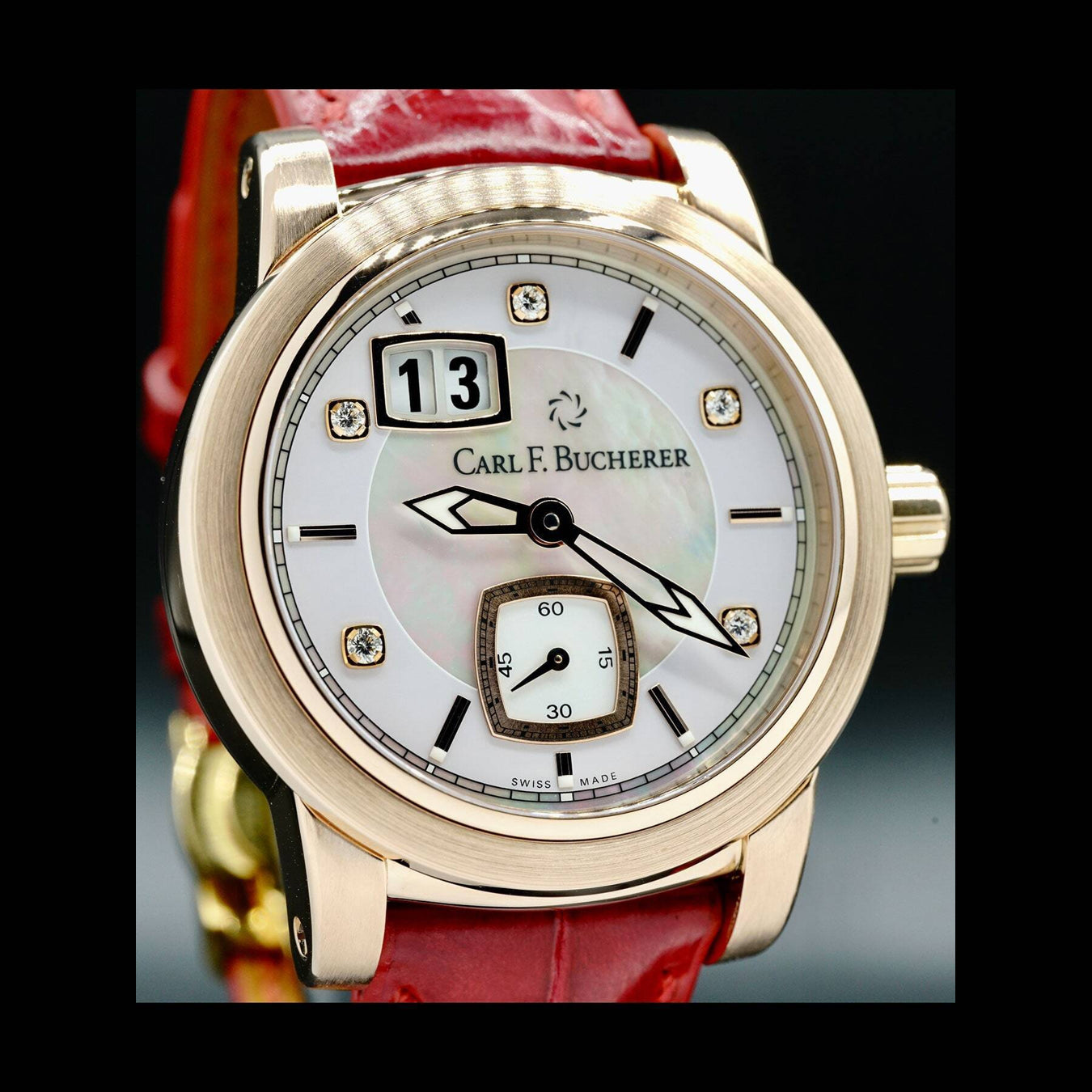 Carl F. Bucherer Diamond Patravi Date 00.10630.03.77.01