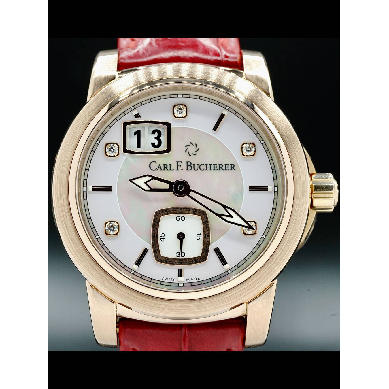 Carl F. Bucherer Diamond Patravi Date 00.10630.03.77.01