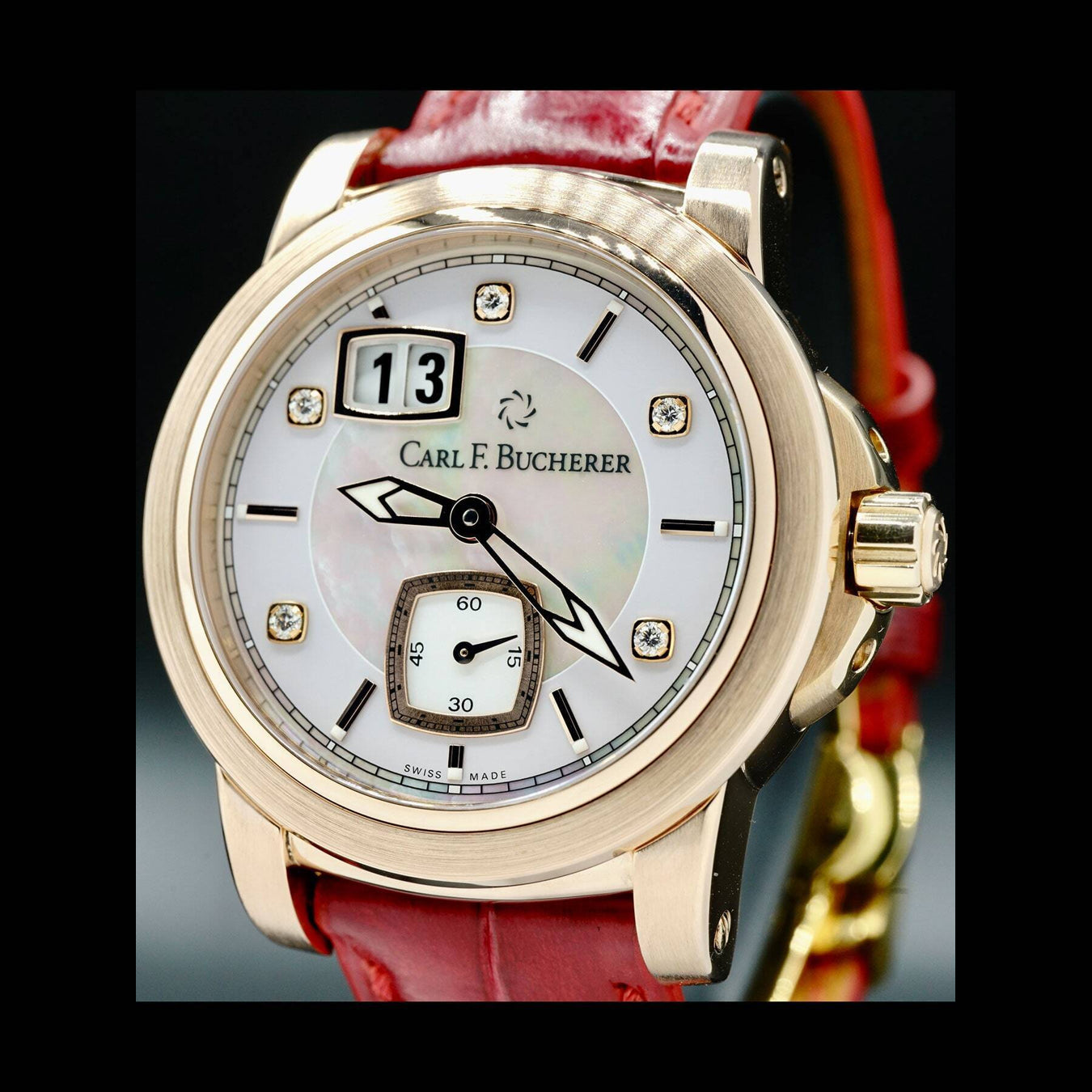 Carl F. Bucherer Diamond Patravi Date 00.10630.03.77.01