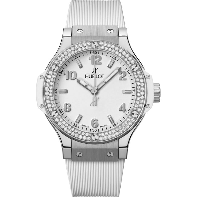 Hublot Big Bang 38 All White Diamonds  361.SE.2010.RW.1104