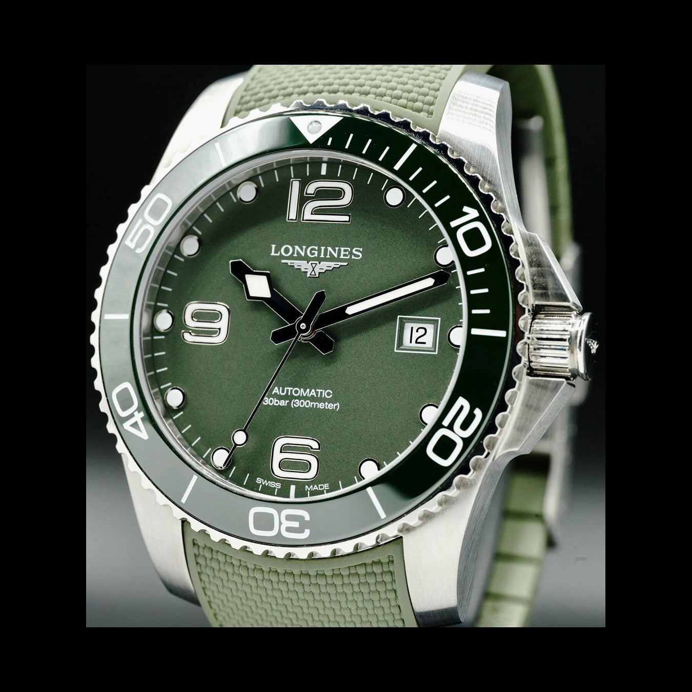 Longines Hydroconquest Green L3.781.4.06.9