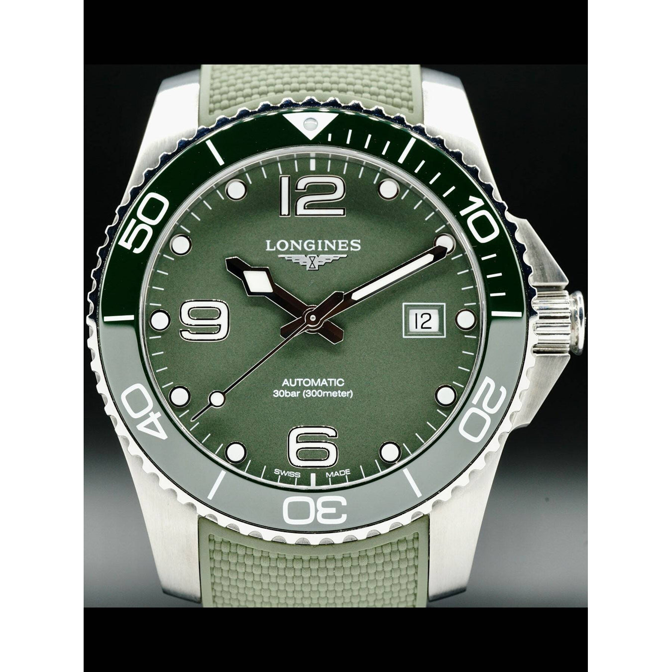 Longines Hydroconquest Green L3.781.4.06.9