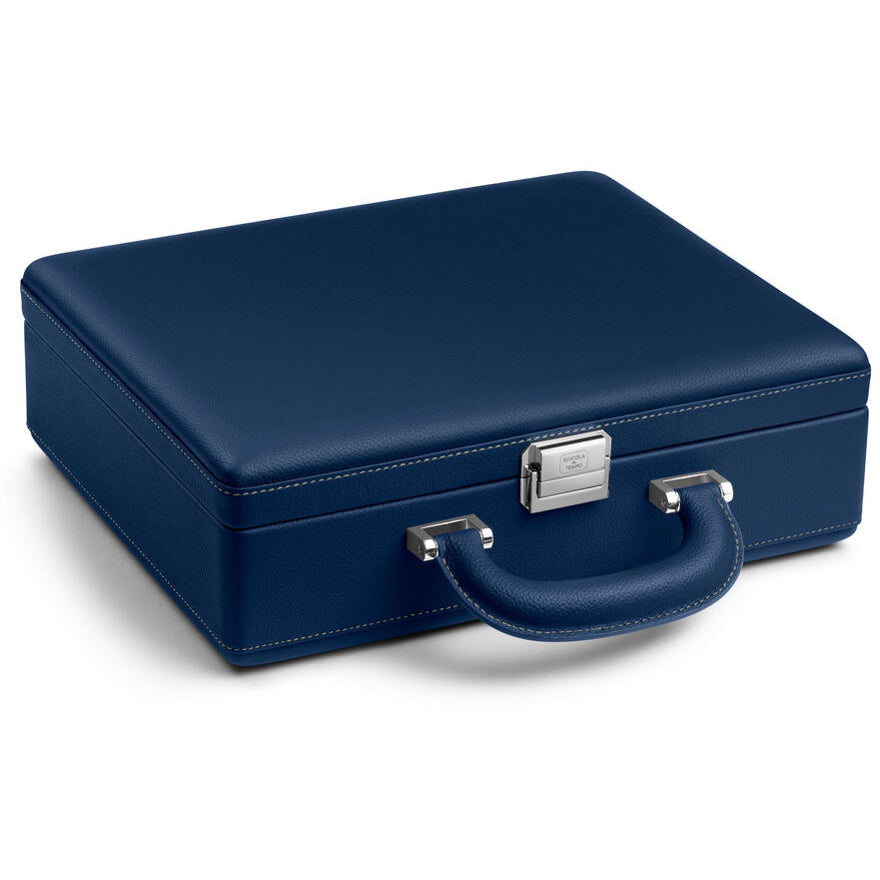 Scatola Del Tempo Valigetta 8 Blue and White