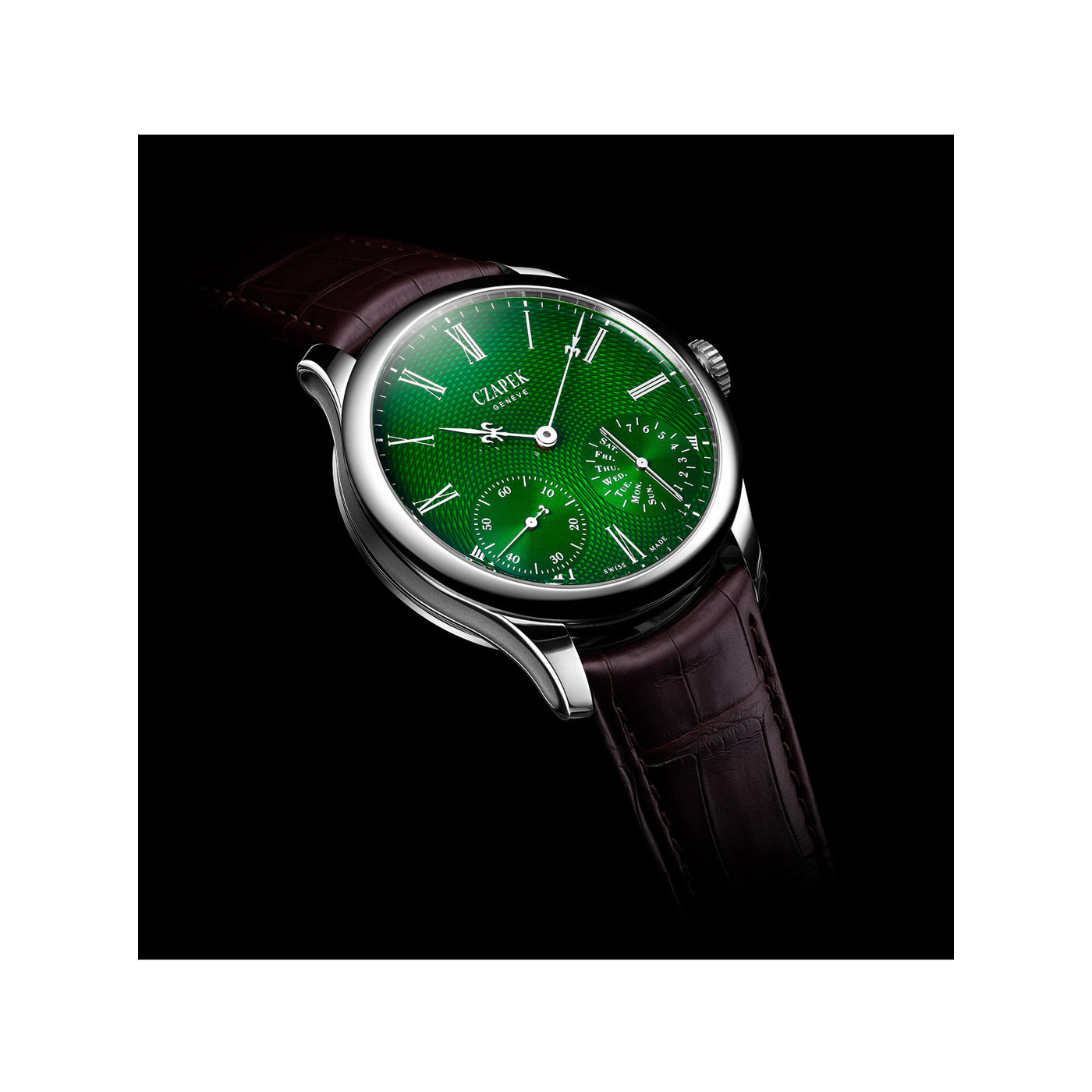 Czapek Quai Des Bergues Emerald Green L