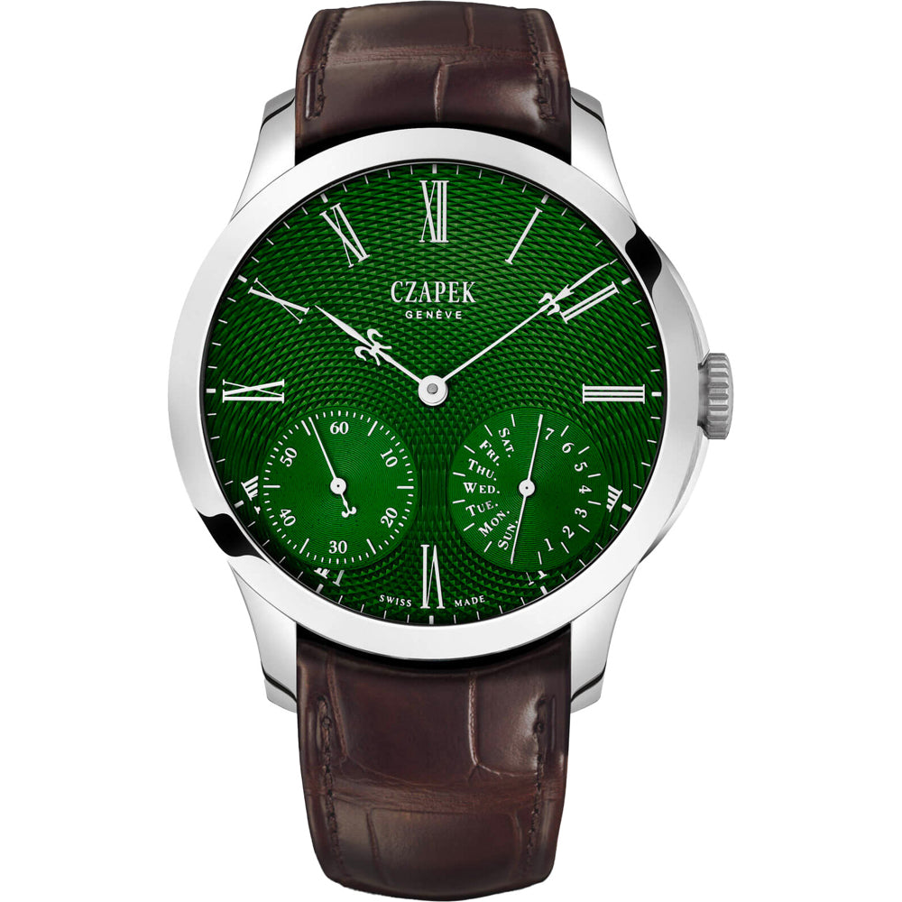 Czapek Quai Des Bergues Emerald Green L