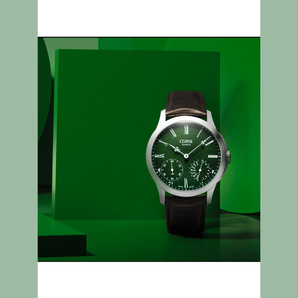 Czapek Quai Des Bergues Emerald Green L