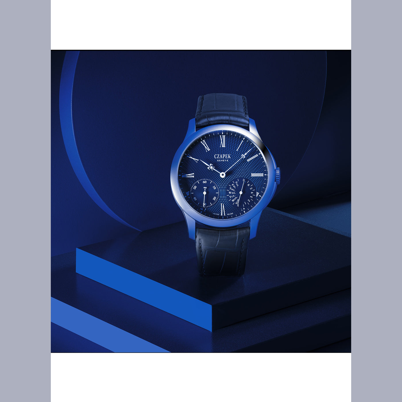 Czapek Quai Des Bergues Sapphire Blue L