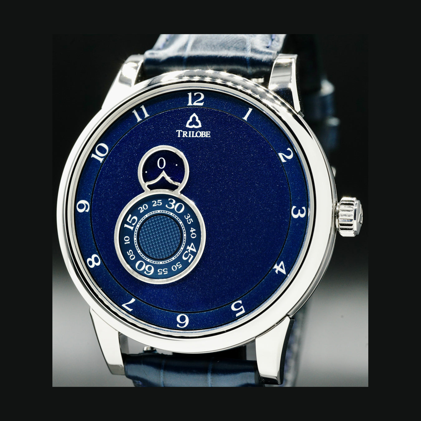 Trilobe Nuit Fantastique Grained Blue Steel NF01BG
