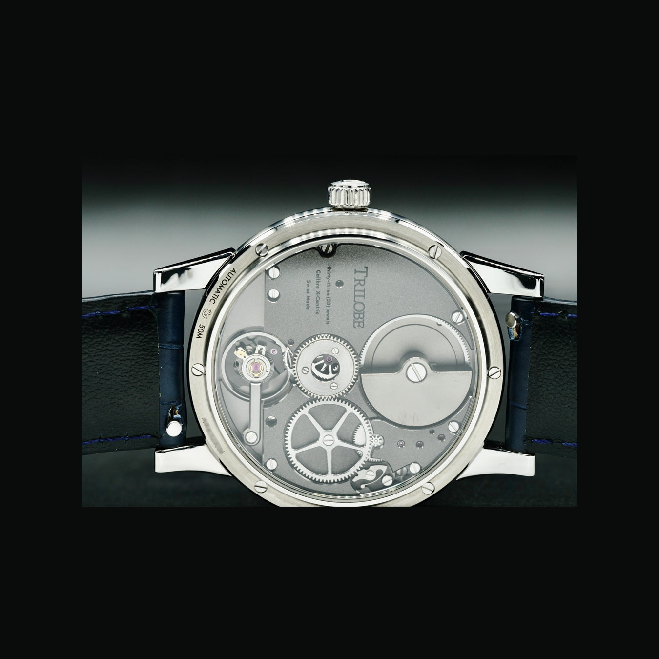 Trilobe Nuit Fantastique Grained Blue Steel NF01BG