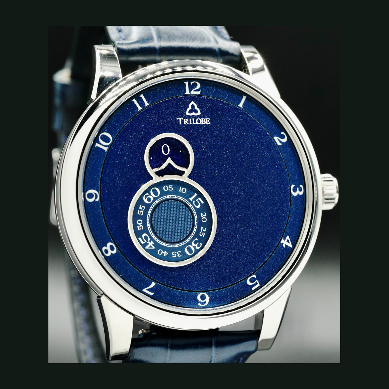 Trilobe Nuit Fantastique Grained Blue Steel NF01BG