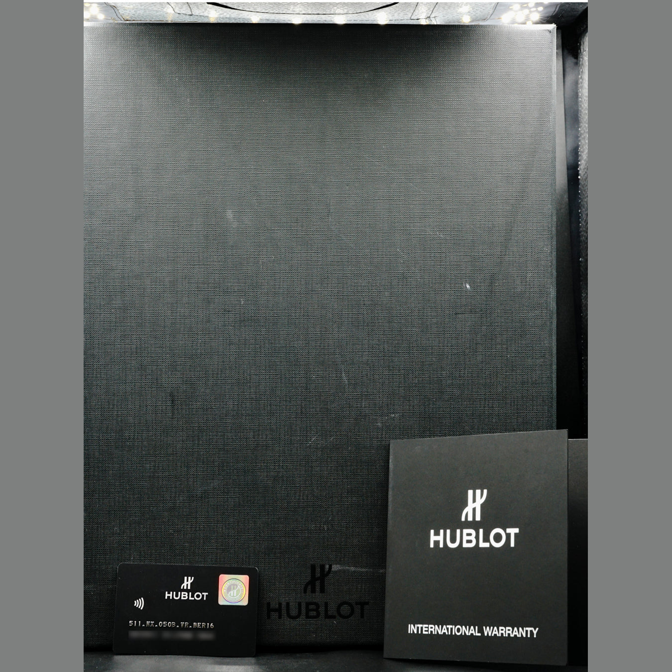 Hublot Classic Fusion Berluti Titanium Scritto Ocean Blue 511.NX.050B.VR.BER16