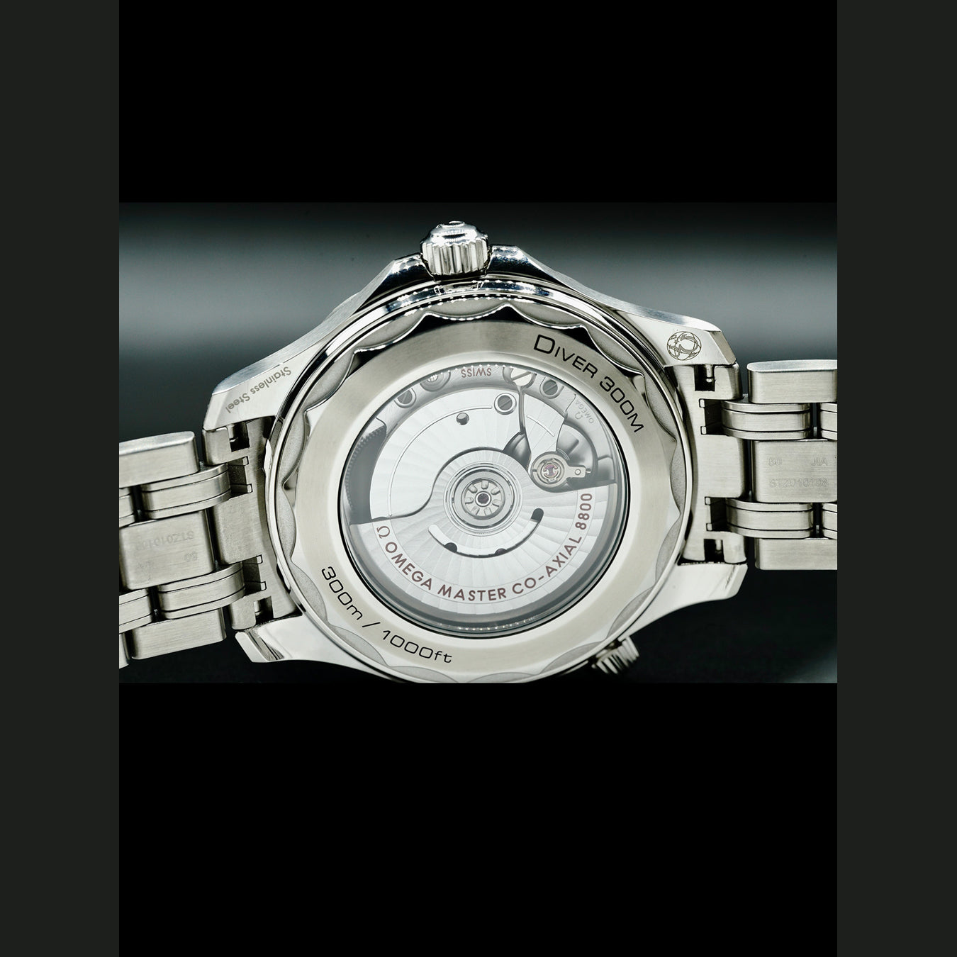 Omega Seamaster Diver 300M Co-Axial Master Chronometer on Bracelet 210.30.42.20.03.001