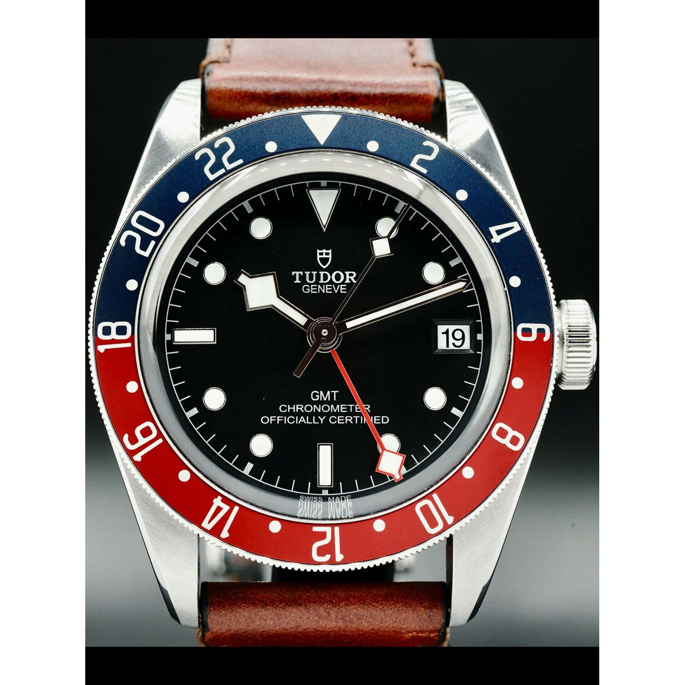 Tudor Black Bay GMT on Strap 79830RB