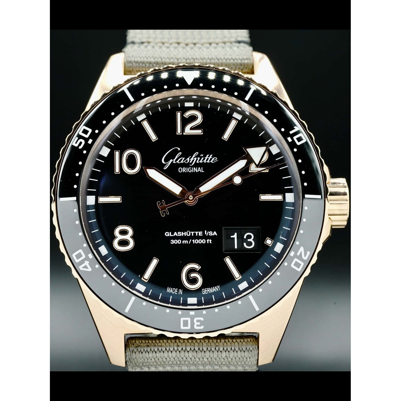 Glashütte Original SeaQ Panorama Date Red Gold 1-36-13-03-90-34