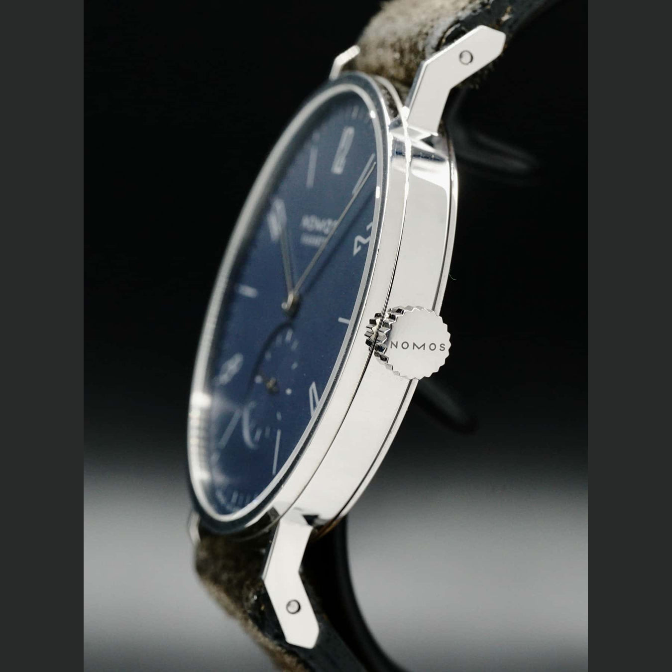 NOMOS Glashütte Tangente 38 Midnight Blue Sapphire Back 167