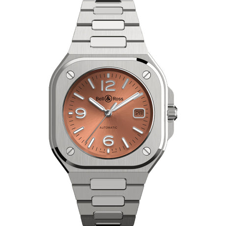 Bell & Ross BR 05 Copper Brown on Bracelet