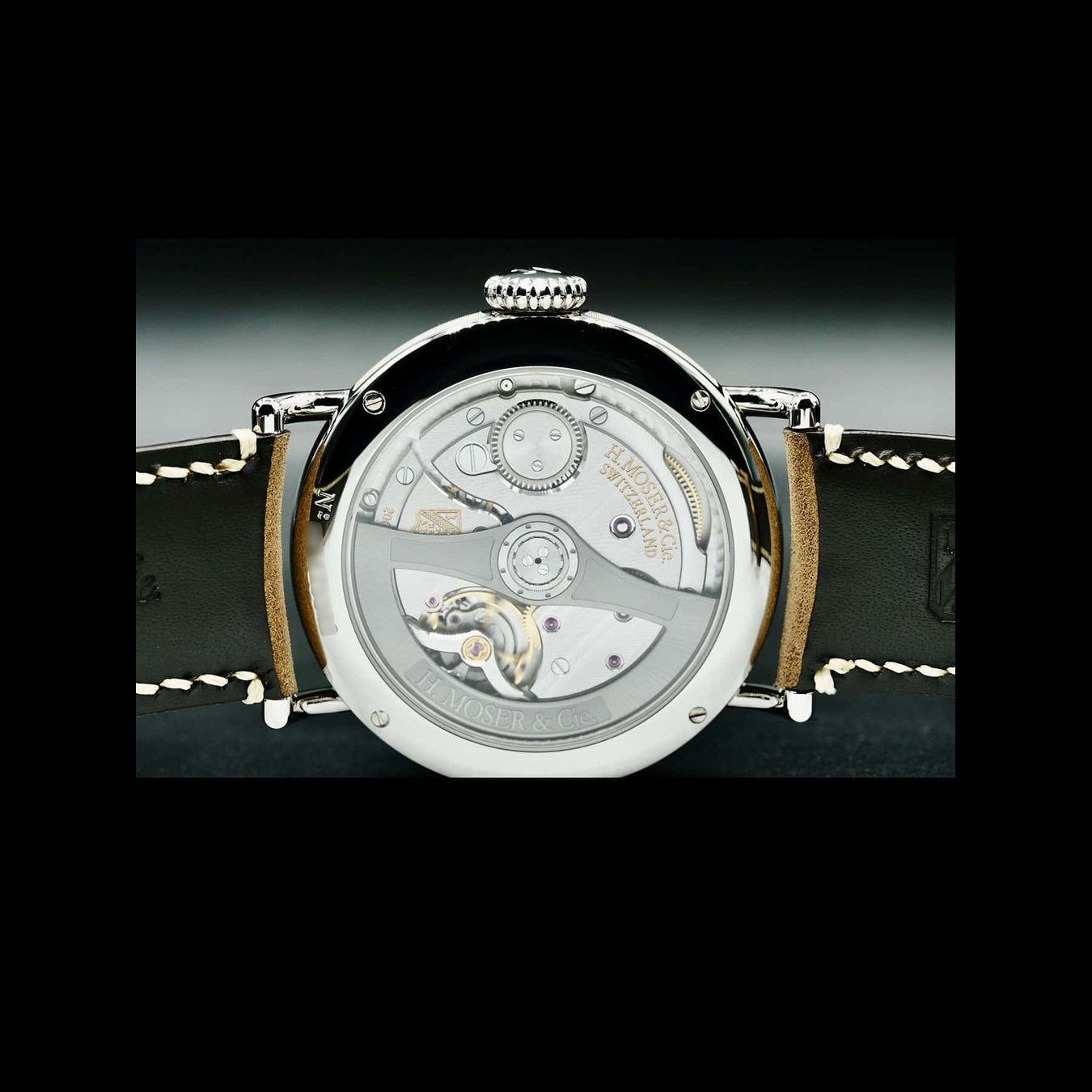 H. Moser & Cie. Heritage Centre Seconds Funky Blue 8200-1201