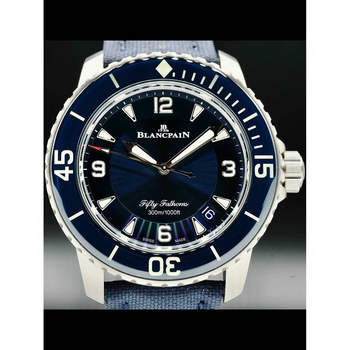 Blancpain Fifty Fathoms Blue 5015 12B40 O52A
