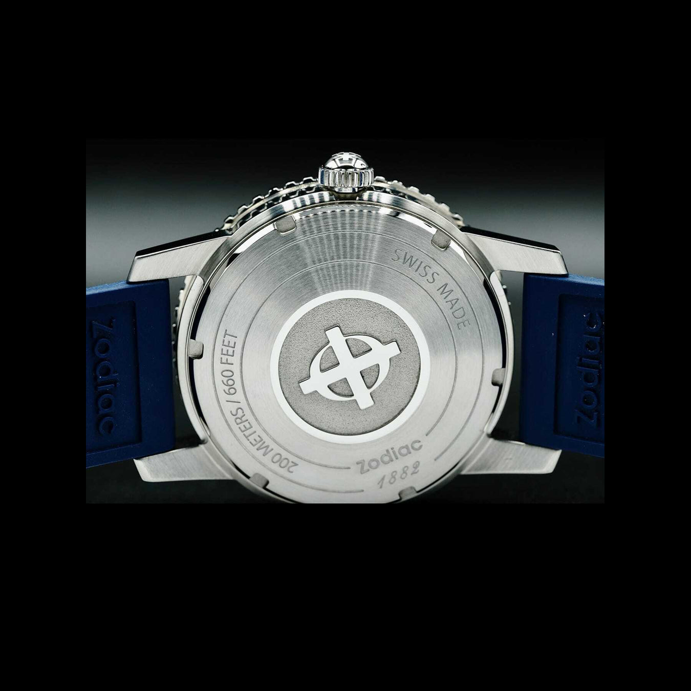 Zodiac Super Sea Wolf Automatic Blue Rubber ZO9270