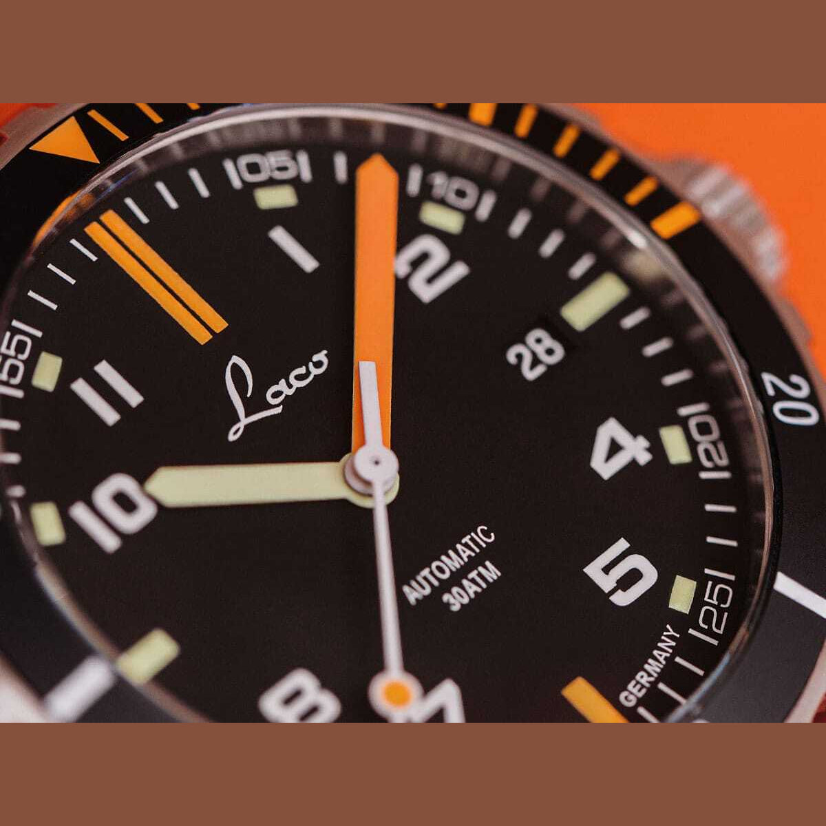 Laco Squad Mojave 39 on Black Rubber Strap
