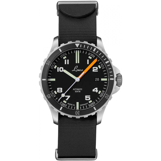 Laco Squad Himalaya 39 on Black Rubber Strap