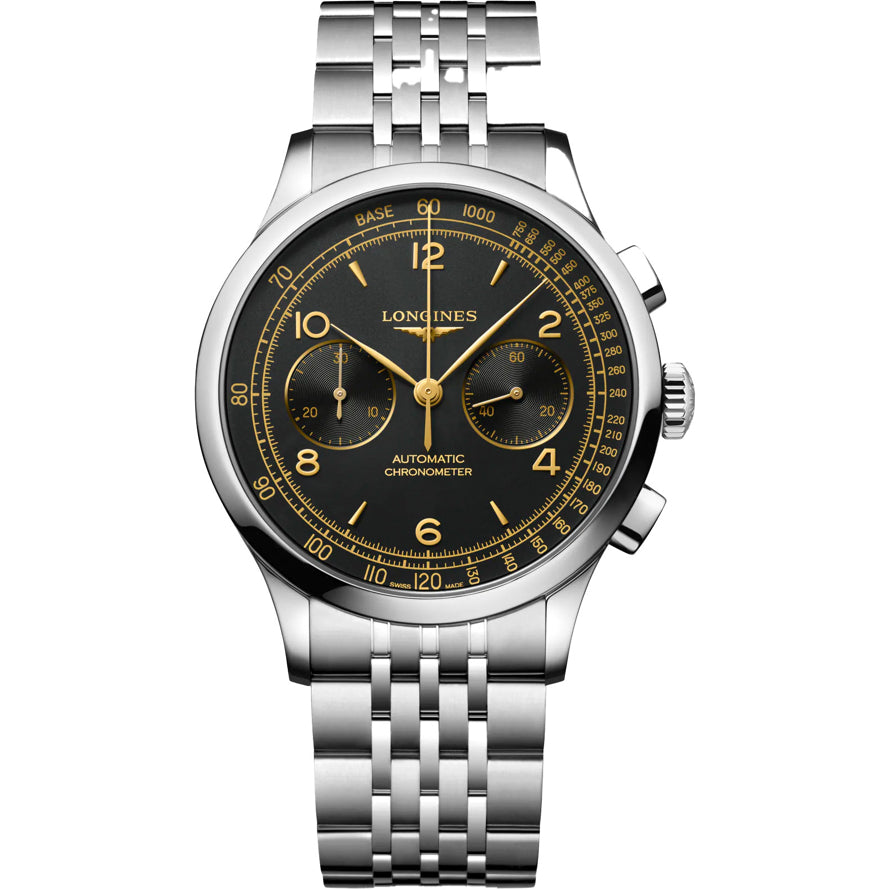 Longines Record Tachymeter Chronograph on Bracelet