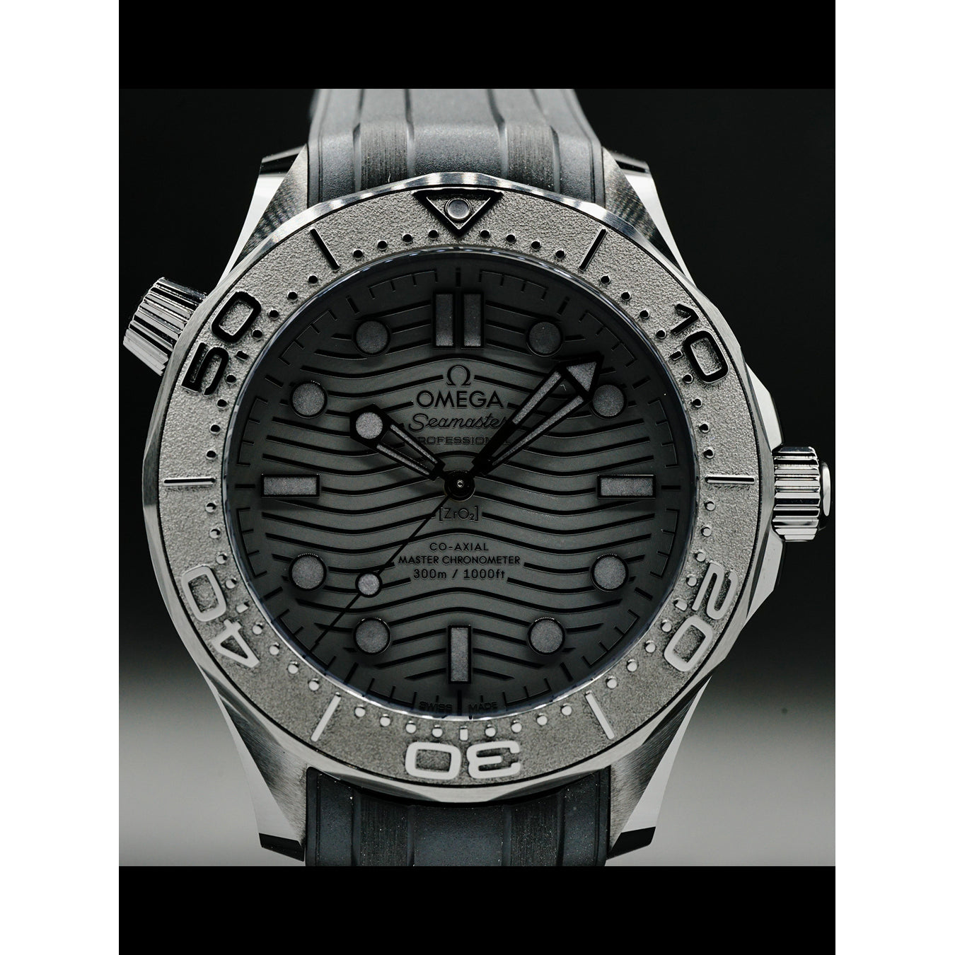 Omega Seamaster Diver 300 Black Ceramic Black Dial 210.92.44.20.01.003
