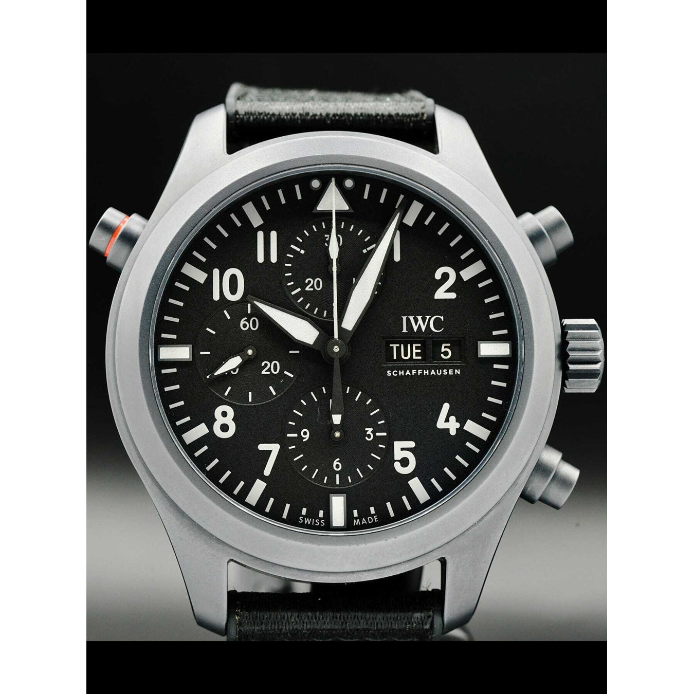 IWC Pilot Double Chronograph Top Gun Ceratanium IW371815