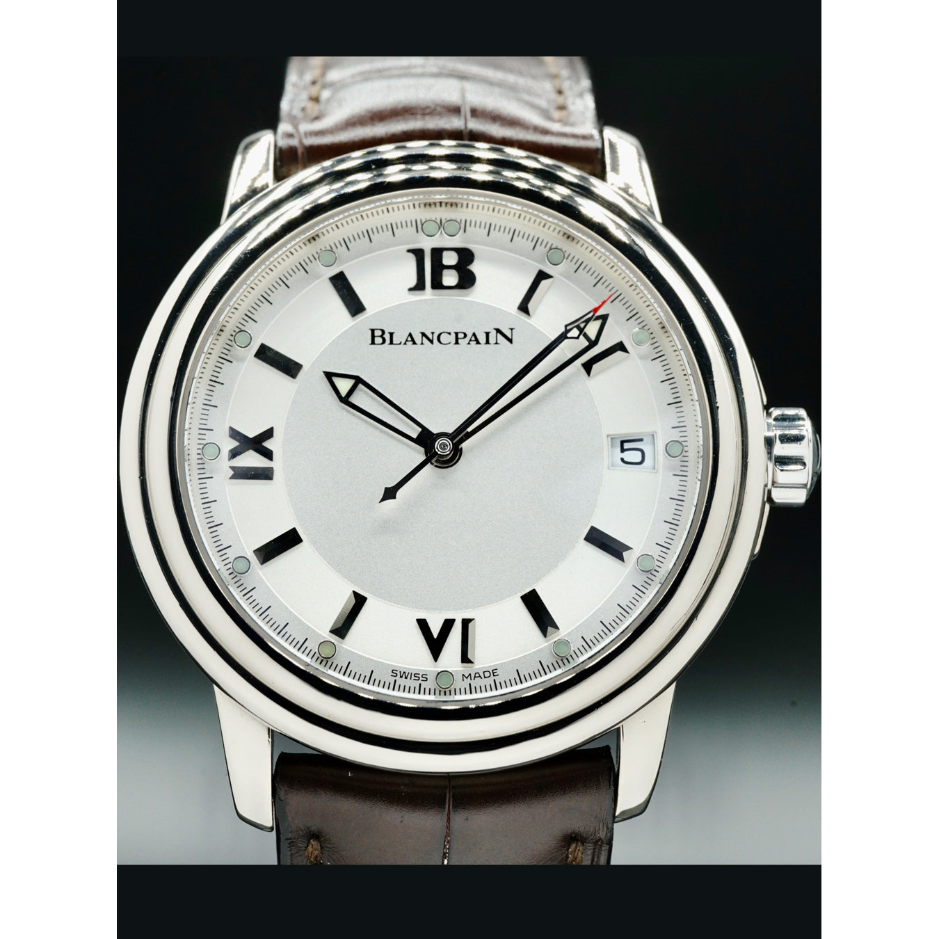 Blancpain Leman Ultra-Slim on Strap 2100 1127 53
