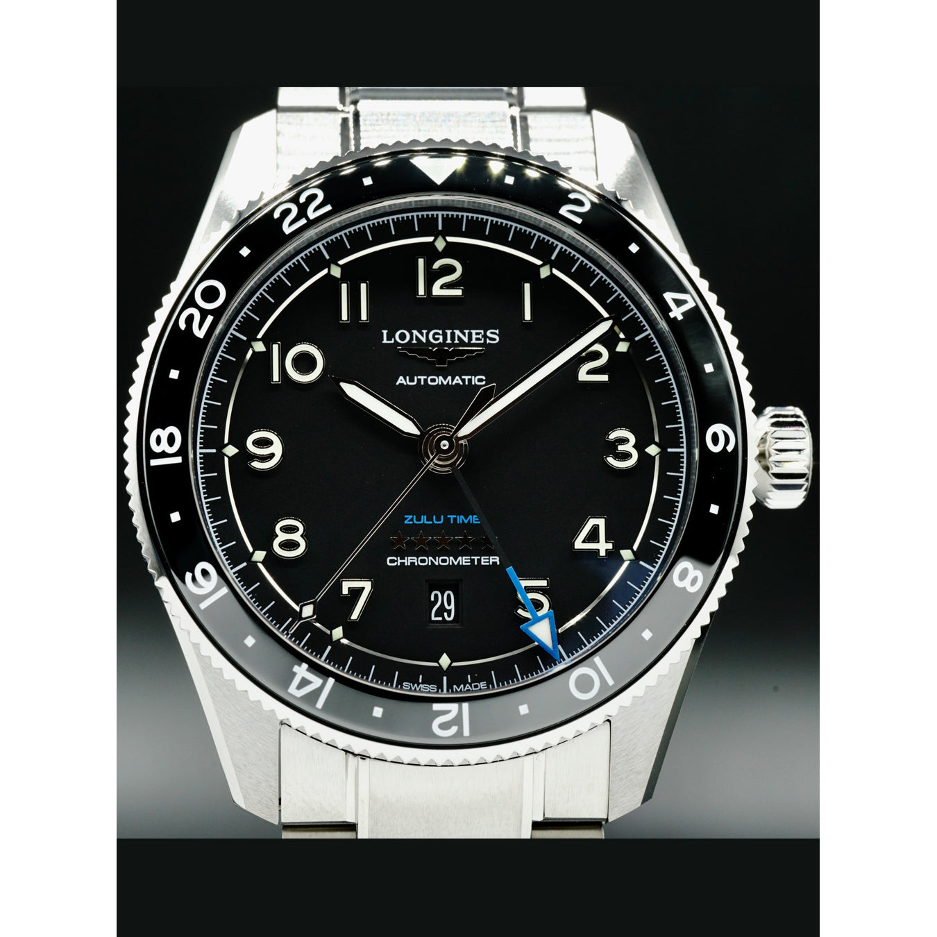Longines Spirit Zulu Time L3.812.4.53.6