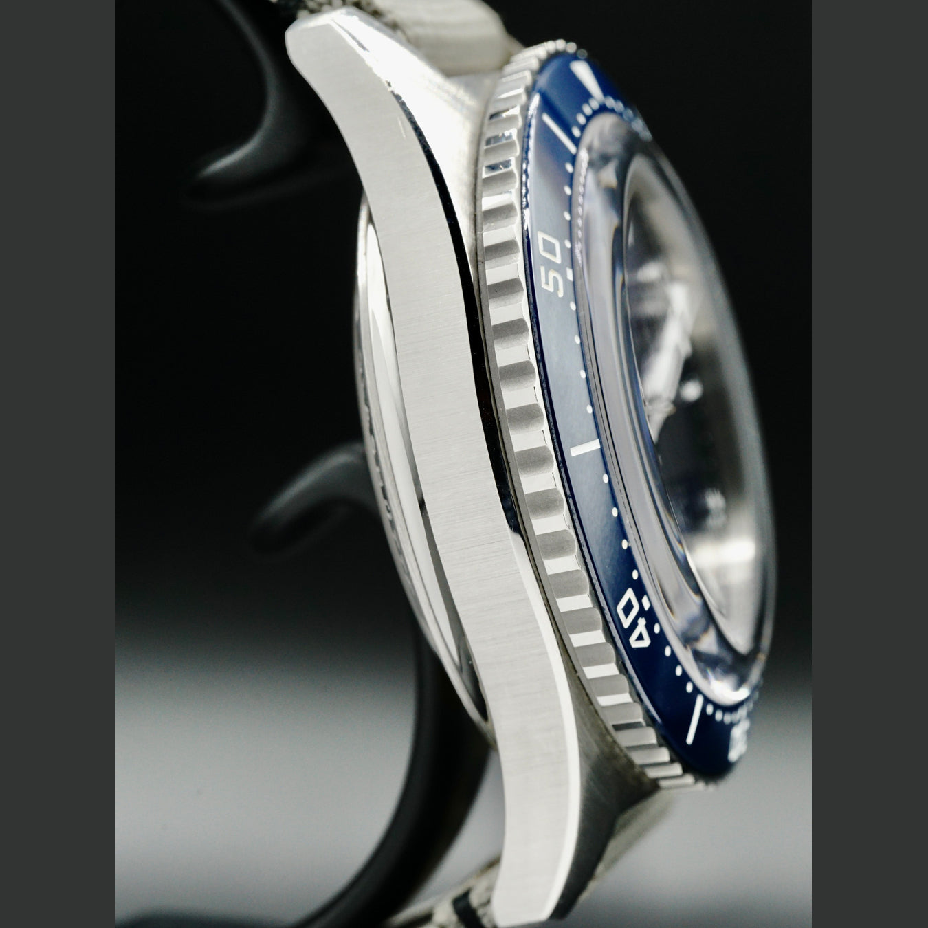 Glashütte Original SeaQ Pano Date Blue Dial on Grey Nylon 1-36-13-02-81-34