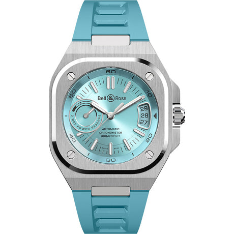 Bell & Ross BR-X5 Ice Blue on Rubber Strap