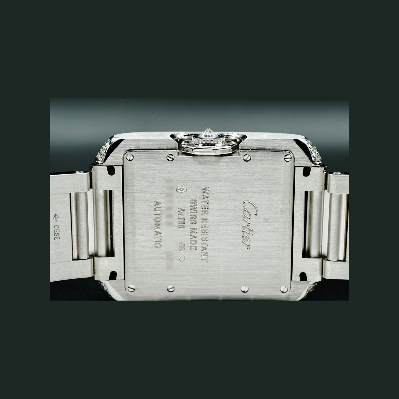 Cartier Tank Anglaise Medium Automatic Ladies Watch WT100009